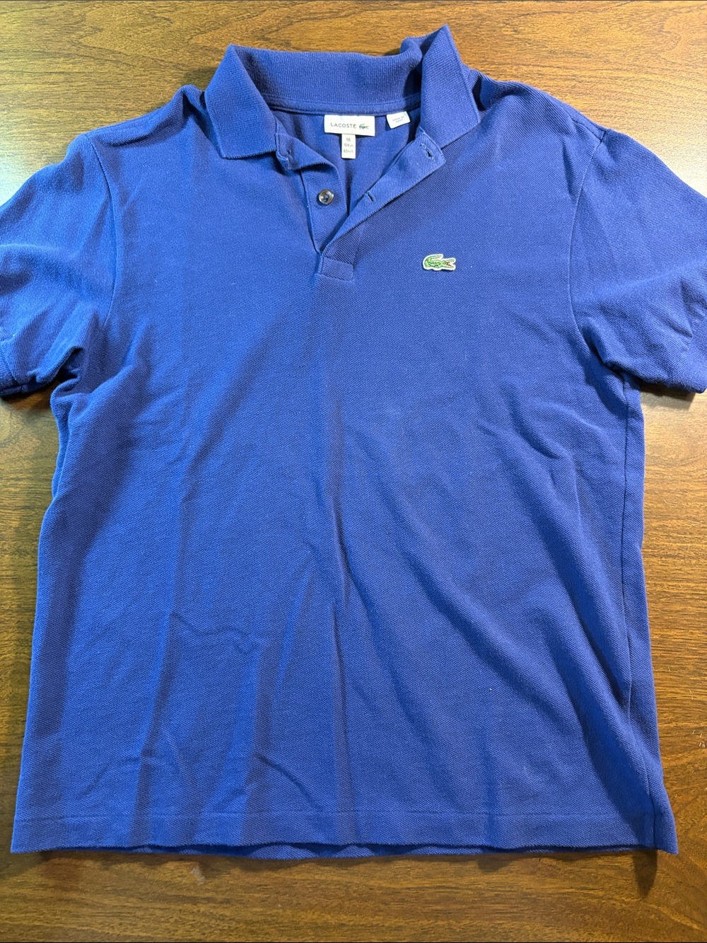 Lacoste Men’s Royal Blue Short-Sleeve Polo
